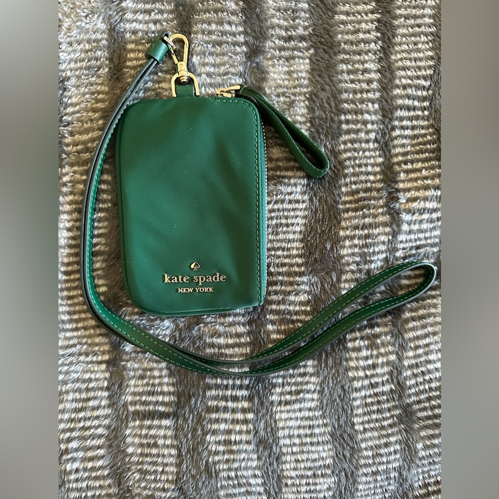 Kate Spade Green Wristlet